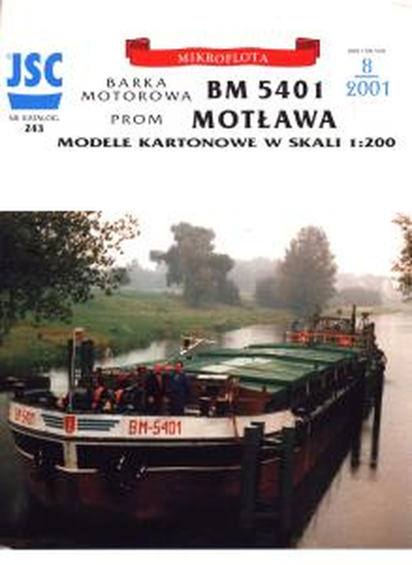 Plan Barge BM 5401 i Motlawa - JSC